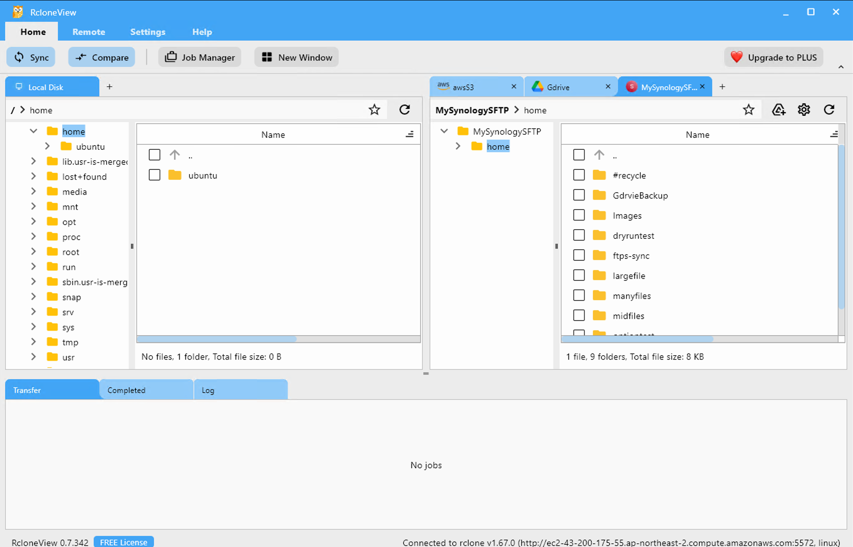 Open new RcloneView window