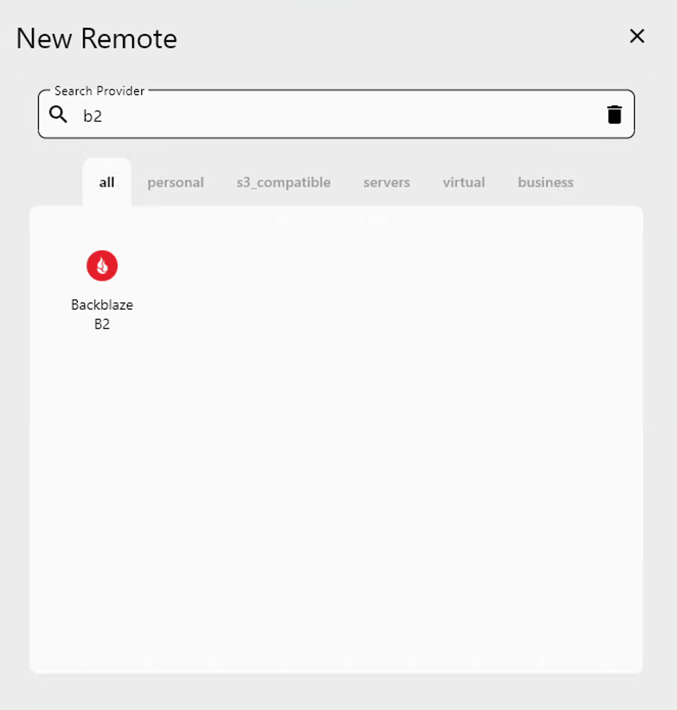add backblaze b2 remote