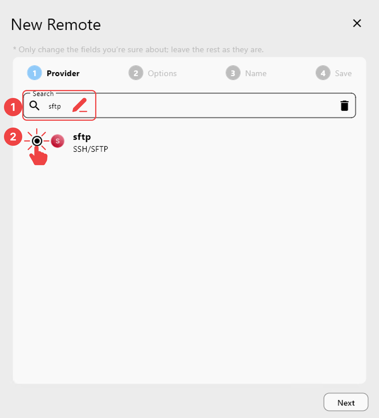 add sftp remote provider