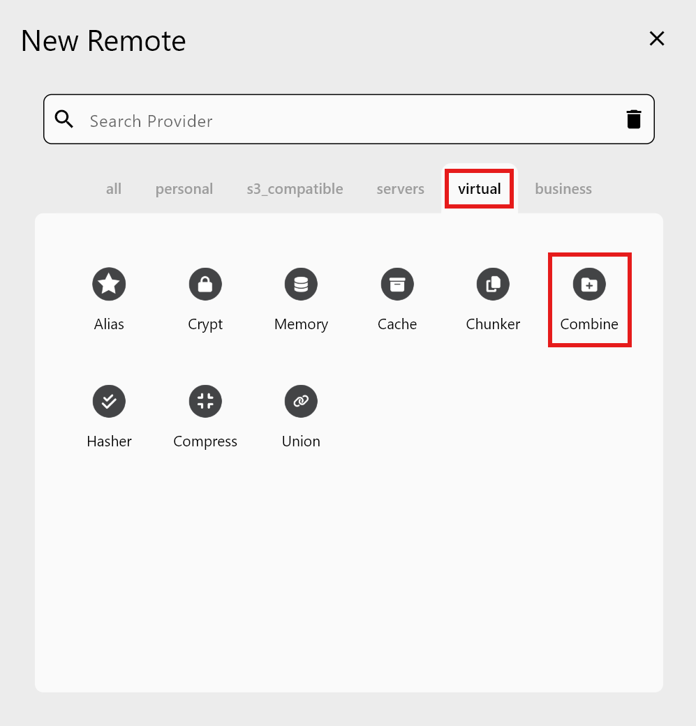 Add combine remote