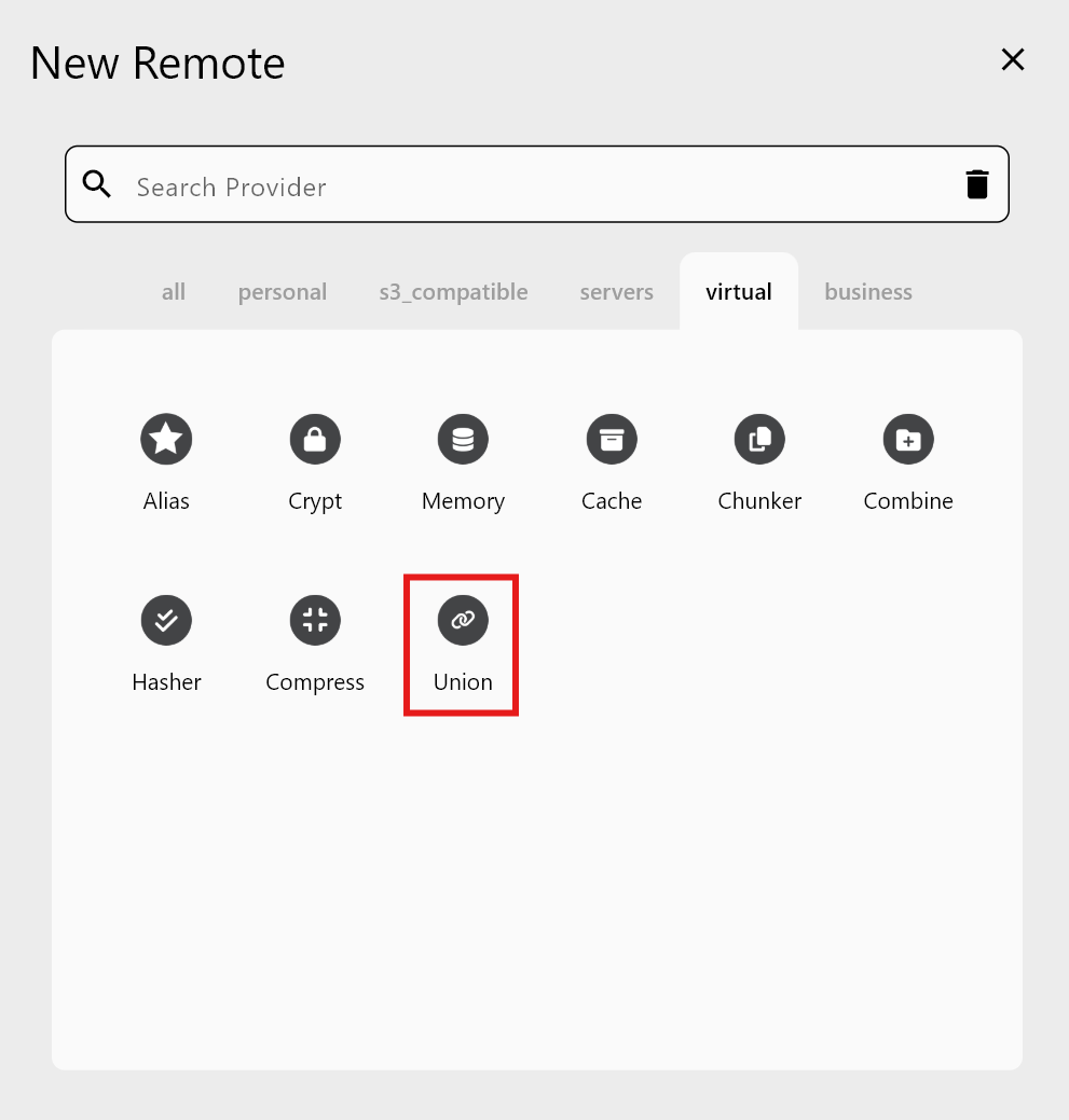 Add union remote